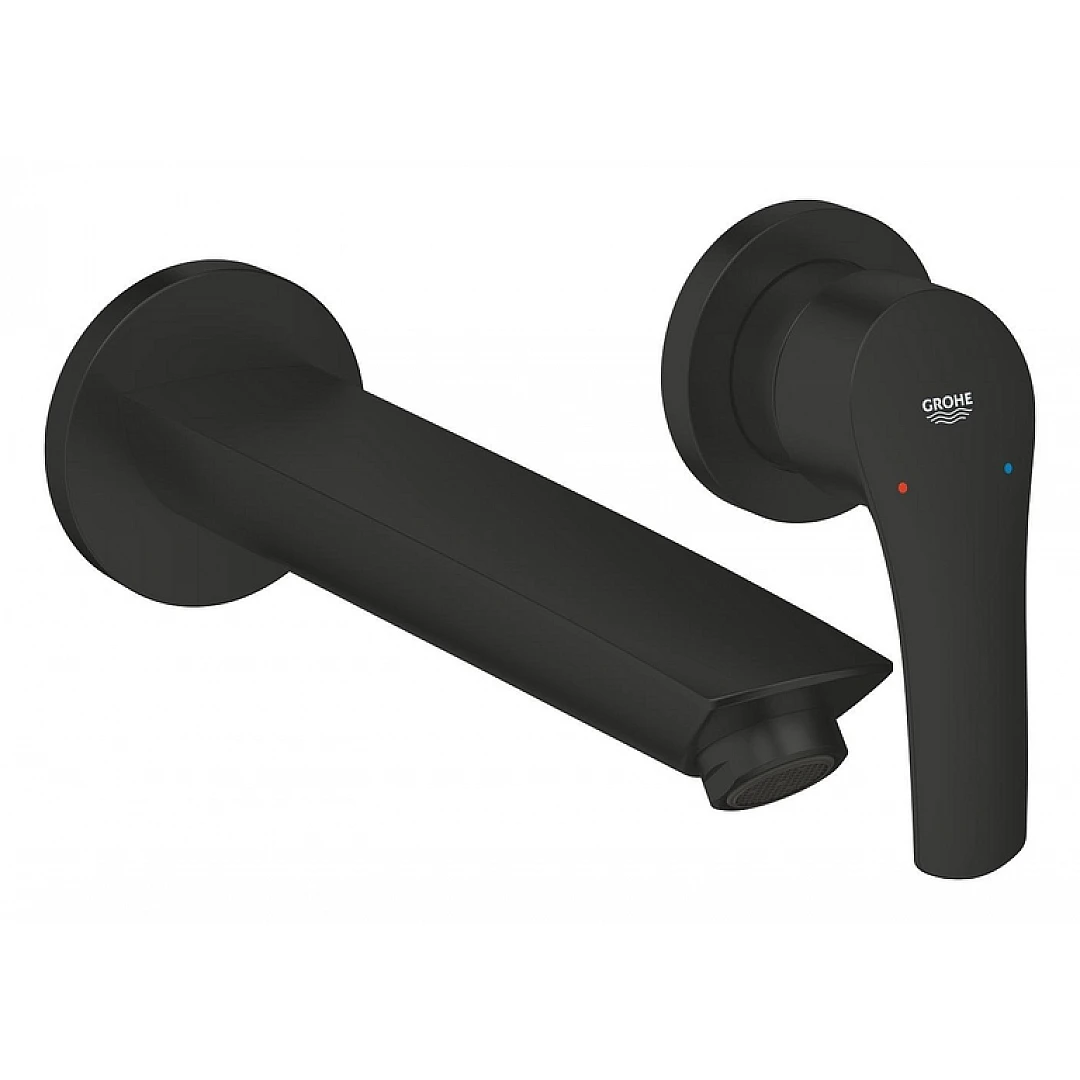 GROHE Eurosmart wall-mounted basin mixer 293382433 Matte Black – Grohe 11.23.70.0354