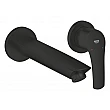 GROHE Eurosmart wall-mounted basin mixer 293382433 Matte Black – Grohe 11.23.70.0354 – миниатюра