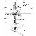 GROHE Essence 30505KF0 Phantom Black Kitchen Faucet – Grohe 11.23.73.0037 – миниатюра 4