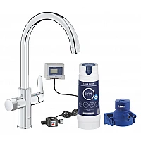 Стартов комплект с филтър GROHE Blue Pure BauCurve 30581000, 600 л