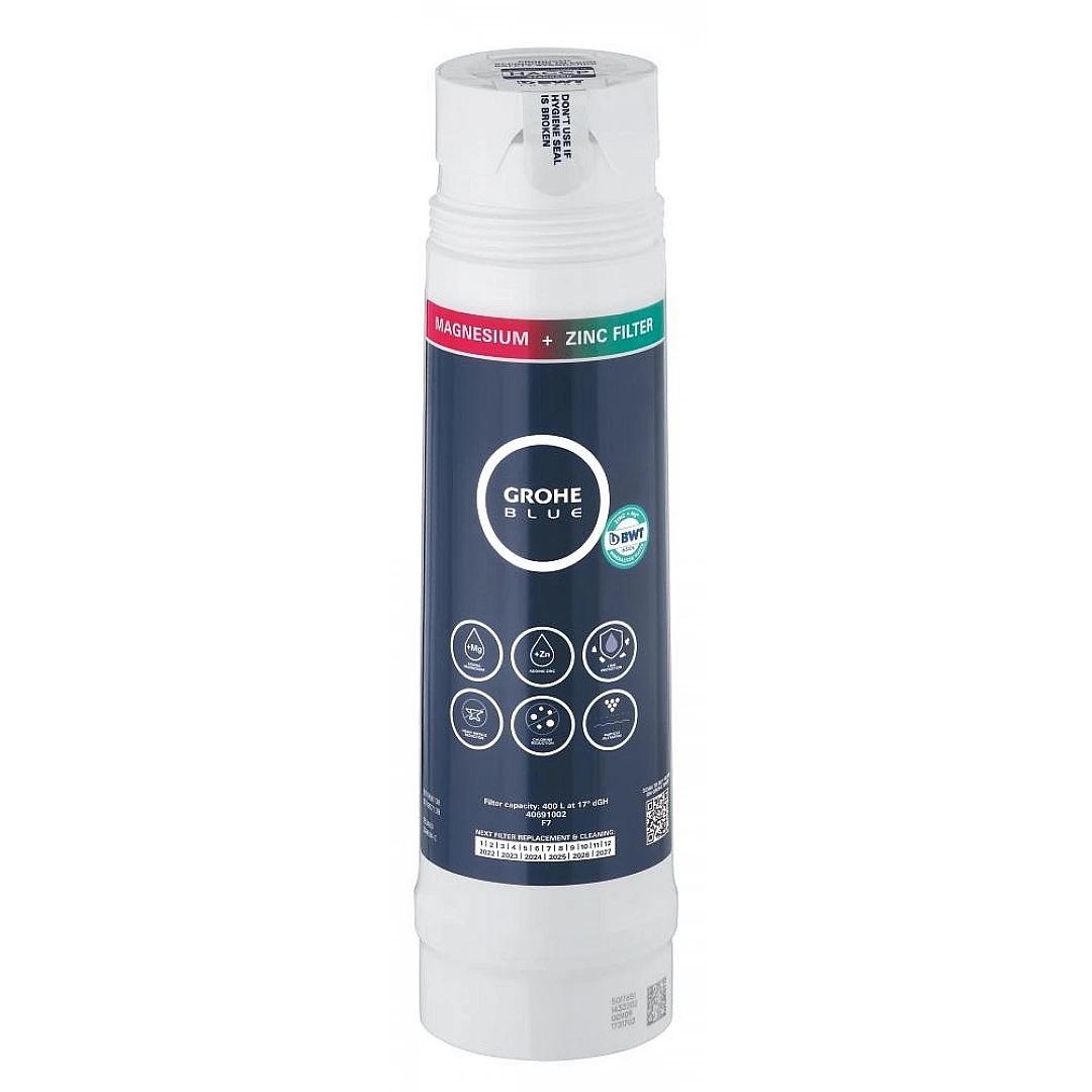 Филтър GROHE Blue Magnesium + Zinc 40691002, 400 л – Grohe 11.23.141.0026 – снимка 3