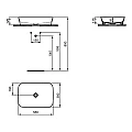 Мивка Ipalyss 55 см върху плот E207601 – Ideal Standard 11.21.53.0224 - siko.bg Мивка Ipalyss 55 см върху плот E207601 – Ideal Standard 11.21.53.0224 – миниатюра 2