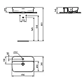 Мивка Ipalyss 55 см върху плот E207701 – Ideal Standard 11.21.53.0225 - siko.bg Мивка Ipalyss 55 см върху плот E207701 – Ideal Standard 11.21.53.0225 – миниатюра 2