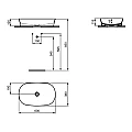 Мивка Ipalyss 60 см върху плот E139601 – Ideal Standard 11.21.53.0218 - siko.bg Мивка Ipalyss 60 см върху плот E139601 – Ideal Standard 11.21.53.0218 – миниатюра 2