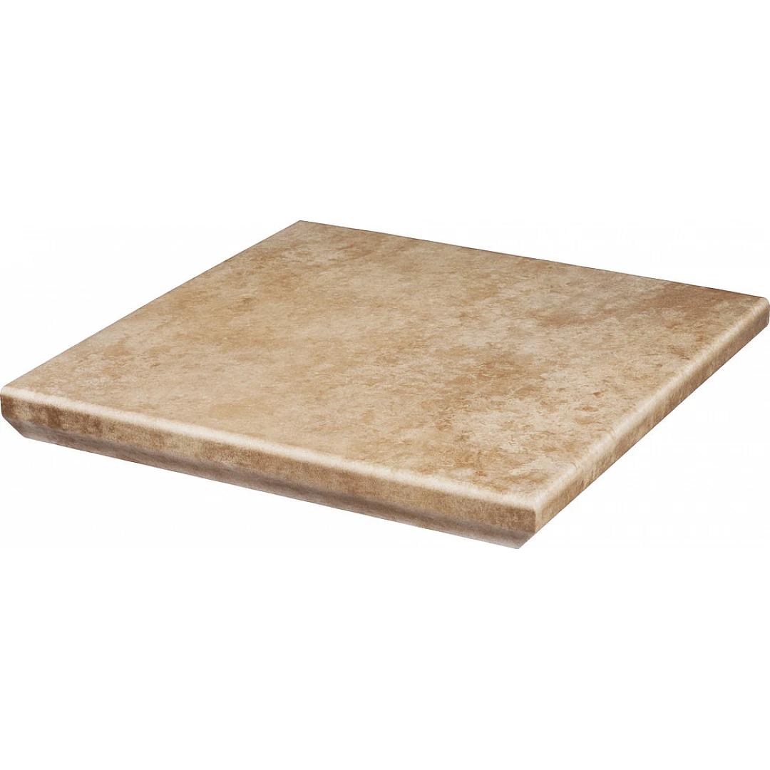 Clinker Paradyz Ilario Beige corner step 33x33 – Paradyz 11.13.131.1013