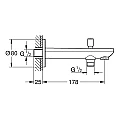 Чучур за вана с превключвател Grohe BauContemporary 13390000 – Grohe 11.3.17.0021 - siko.bg Чучур за вана с превключвател Grohe BauContemporary 13390000 – Grohe 11.3.17.0021 – миниатюра 3