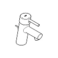 Смесител Grohe Concetto-S за умивалник 2338010E – Grohe 11.16.165.0380 – миниатюра 1