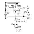 Смесител Grohe Concetto-S за умивалник 2338010E – Grohe 11.16.165.0380 – миниатюра 2