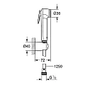 Санитарен душ 30 душ гарнитура Grohe Tempesta-F 26354000 – Grohe 11.8.36.0025 - siko.bg Санитарен душ 30 душ гарнитура Grohe Tempesta-F 26354000 – Grohe 11.8.36.0025 – миниатюра 1