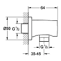 Стенно коляно Grohe Rainshower 27057A00 – Grohe 11.16.1611.0842 – миниатюра 3