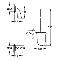 Комплект аксесоари за баня 3в1 Grohe Essentials City 40407001 – Grohe 11.1.110.0102 - siko.bg Комплект аксесоари за баня 3в1 Grohe Essentials City 40407001 – Grohe 11.1.110.0102 – миниатюра 1