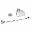 Комплект аксесоари за баня 3 в 1 Grohe Essentials 40775001 – Grohe 11.1.1.10.0001 – миниатюра