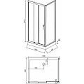 Душ кабина Inter Ceramic ICL 1302 L – Inter Ceramic 1302 L – миниатюра 4