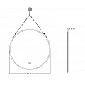 LED ОГЛЕДАЛО 1909BLACK – Inter Ceramic 1909BLACK – миниатюра 3