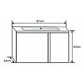 Мебели за баня PVC Inter Ceramic ICP  6089 "АВАЛОН" – Inter Ceramic 6089 – миниатюра 1