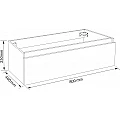 Мебели за баня Inter Ceramic ICP 4425-80 – Inter Ceramic 4425-80 – миниатюра 2