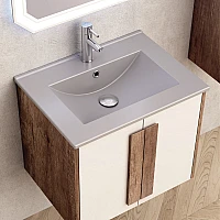 Мебели за баня  Inter Ceramic BG 6451 + 6066G СИВ МАТ