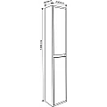 Bathroom column: ICP 2520/140 – Inter Ceramic 2520/140 – миниатюра 2