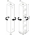 Колона за баня ICP 2525 – Inter Ceramic ICP2525 – миниатюра 2