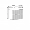 PVC CABINET ELORIA 7056DG – Inter Ceramic 7056DG – миниатюра 3