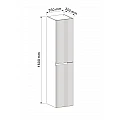 PVC КОЛОНА ЗА БАНЯ ELORIA 3535BR – Inter Ceramic 3535BR - siko.bg PVC КОЛОНА ЗА БАНЯ ELORIA 3535BR – Inter Ceramic 3535BR – миниатюра 2