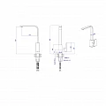 Inter Ceramic Mixer Inter Ceramic ICF 233010 GRAY – Inter Ceramic 233010 GRAY – миниатюра 2