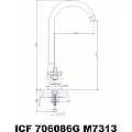 Faucets Inter Ceramic SAHARA Inter Ceramic ICF 706086 7313 – Inter Ceramic 706086 7313 – миниатюра 2