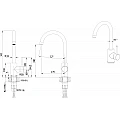 Mixers MELANIA ICF 7107011B 7313 – Inter Ceramic 7107011B 7313 – миниатюра 1