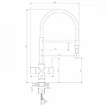 ACQUA PURA КУХНЕНСКИ СМЕСИТЕЛ 7207074MB – Inter Ceramic 7207074MB - siko.bg ACQUA PURA КУХНЕНСКИ СМЕСИТЕЛ 7207074MB – Inter Ceramic 7207074MB – миниатюра 2