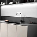 ЧЕРЕН ГРАНИТ смесител за кухня висок 7107005 – Inter Ceramic 7107005 BLACK – миниатюра 1