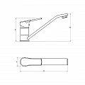 Brass Faucet Inter Ceramic ALFI ICF 7131123 - 15 – Inter Ceramic 7131123-15 – миниатюра 1