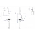 ALISADO WASHBASIN MIXER 124211 7113BG – Inter Ceramic 124211 7113BG – миниатюра 1
