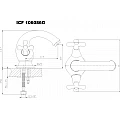 Смесители Inter Ceramic САХАРА Inter Ceramic ICF 106086G – Inter Ceramic 106086 - siko.bg Смесители Inter Ceramic САХАРА Inter Ceramic ICF 106086G – Inter Ceramic 106086 – миниатюра 1