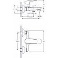 Brass Faucet Inter Ceramic DOVER ICF 6001007 – Inter Ceramic 6001007 – миниатюра 2