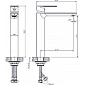 Месингов Смесител Inter Ceramic  ЕЛМИРА  ICF 1180505 – Inter Ceramic 1180505 – миниатюра 1