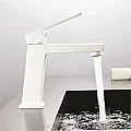 Brass Faucet Inter Ceramic ICF 1491085W ELINOR MATT WHITE – Inter Ceramic 1491085W – миниатюра 1
