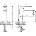 Brass Faucet Inter Ceramic ICF 1491085GG RIHANNA – Inter Ceramic 1491085GG – миниатюра 2