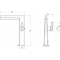 Brass mixer Koni ICF 116223MB Black matt – Inter Ceramic 116223MB – миниатюра 4