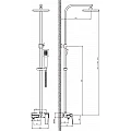 Tubular suspensions Inter Ceramic ICT 6891W MATT WHITE – Inter Ceramic 6891W MATT WHITE – миниатюра 2