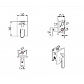 Brass built-in mixer ICF 554016 – Inter Ceramic 554016 – миниатюра 2