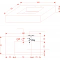 Умивалник  " PIETRA" Inter Ceramic ICL 12049/100B – Inter Ceramic 12049/100B – миниатюра 1