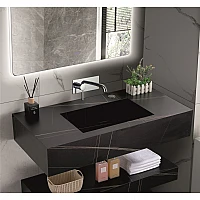 Умивалник  " PIETRA" Inter Ceramic ICL 12049/80B /БЕЗ ОТВОР