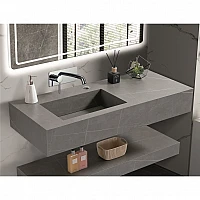 Умивалник " PIETRA" Inter Ceramic ICL 12049/120G LEFT БЕЗ ОТВОР