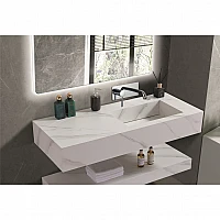 Умивалник " PIETRA" Inter Ceramic ICL 12049/120W RIGHT БЕЗ ОТВОР