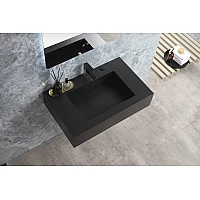 Умивалник " PIETRA"  ICL 12049/80 MATT BLACK