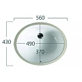 Porcelain washbasin ICC 5642 – Inter Ceramic 5642 – миниатюра 1