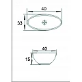 Умивалник Inter Ceramic ICB 376 BROWN – Inter Ceramic 376 BROWN - siko.bg Умивалник Inter Ceramic ICB 376 BROWN – Inter Ceramic 376 BROWN – миниатюра 1