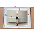 Washbasin ICC 6066G – Inter Ceramic 6066MG – миниатюра 1