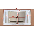 Умивалник ICC 8066B – Inter Ceramic 8066B – миниатюра 1