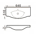 Умивалник ICC 8765NEW – Inter Ceramic 8765NEW - siko.bg Умивалник ICC 8765NEW – Inter Ceramic 8765NEW – миниатюра 1